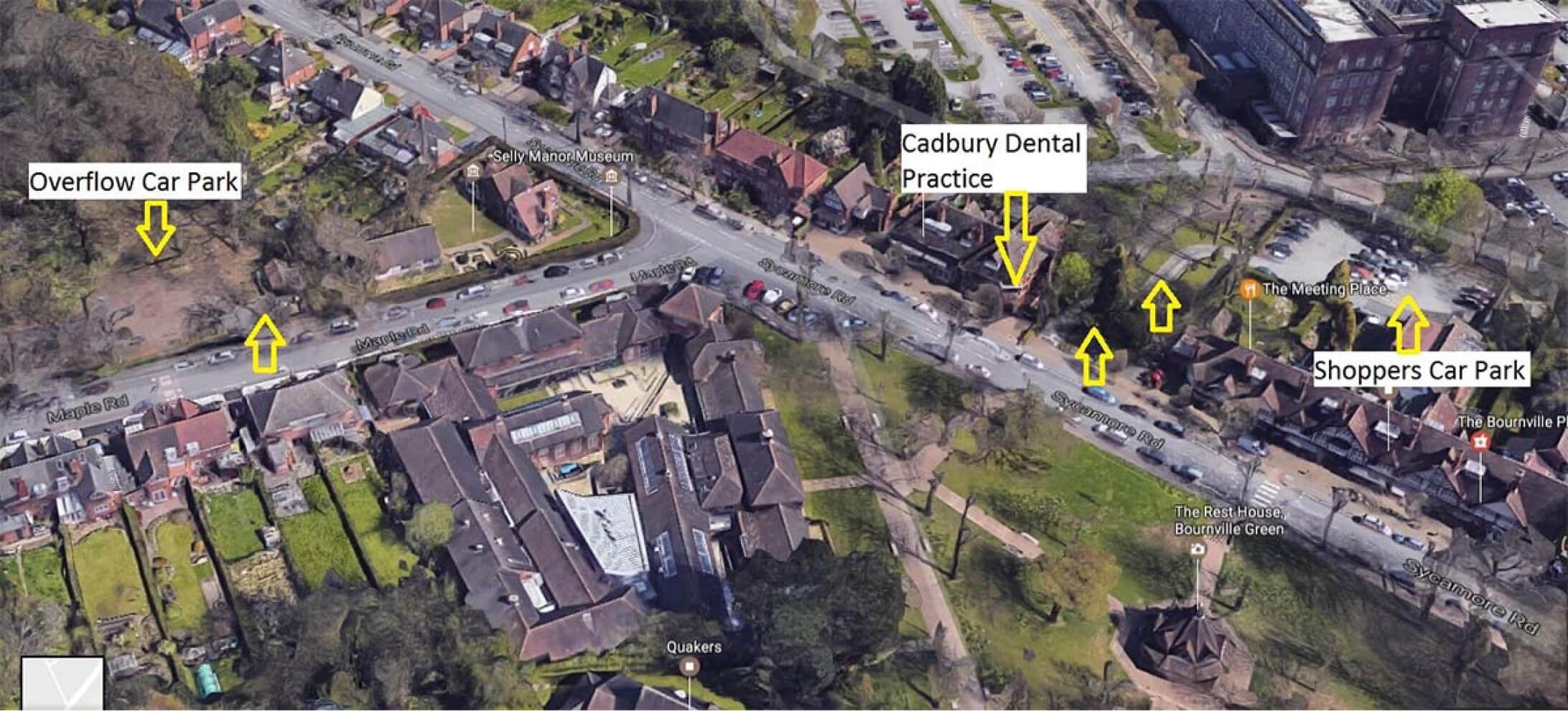 Bournville Location in Birmingham